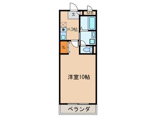 フロ－ラ阪野の物件間取画像